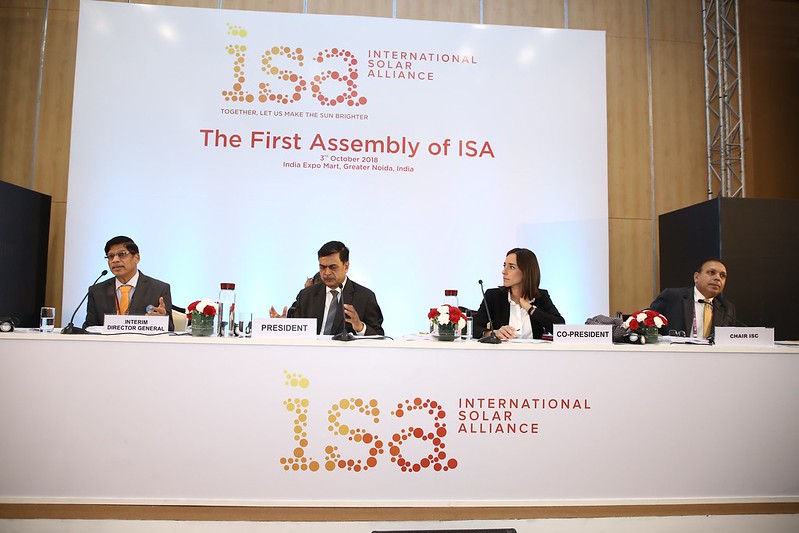First Assembly of the International Solar Alliance at India Expo Mart, Greater Noida, India.