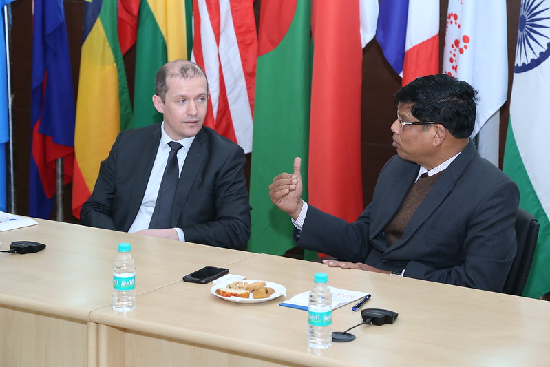 Delegation from INES France visited ISA Secretariat on 29.01.2018